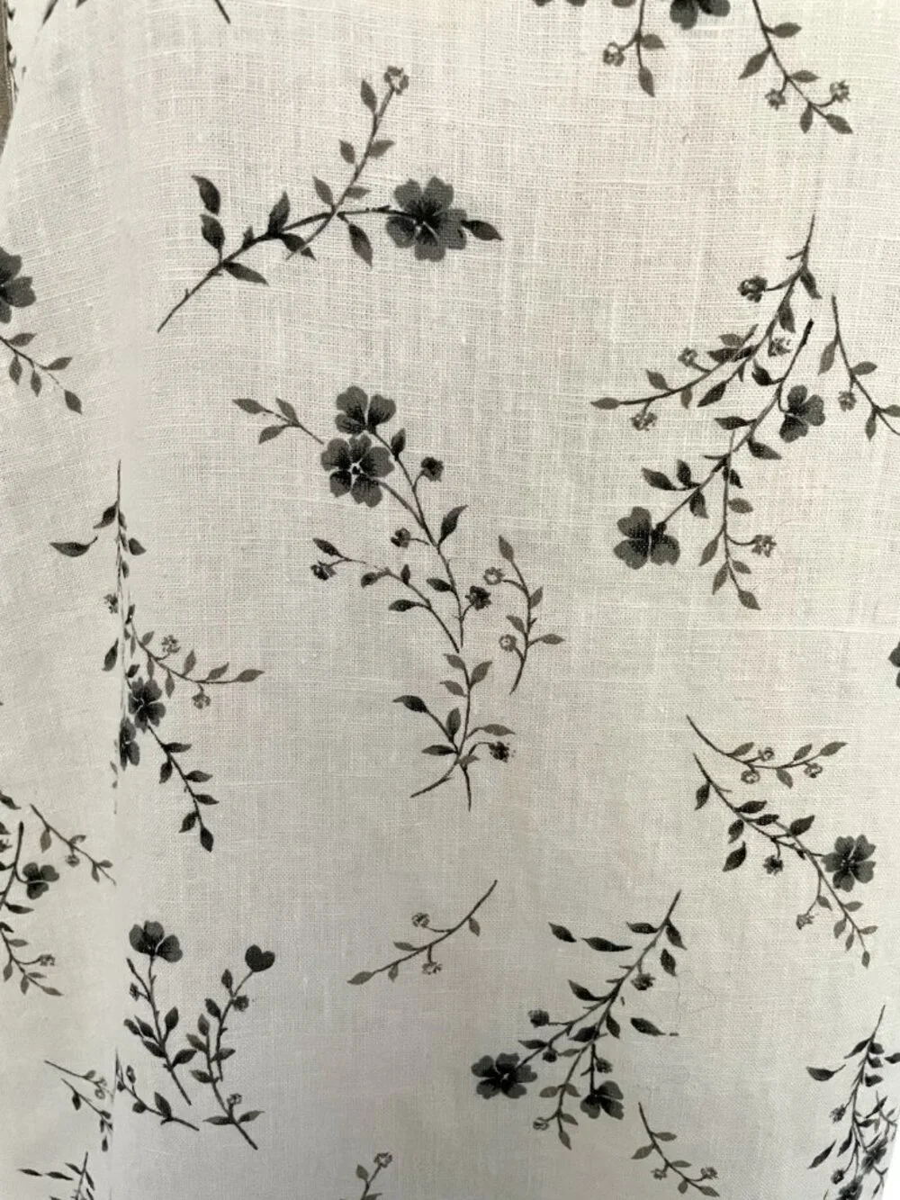Jessica Howard 100% Linen Floral Sleeveless Maxi Dress Cottagecore Farm size 2X